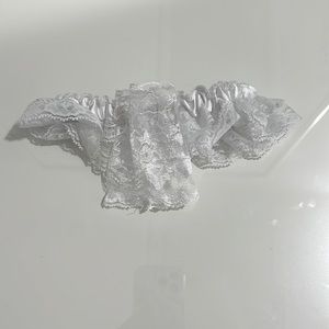 White Garter Belt with shooter bottle holder